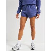 New Balance Women'S Linear Heritage Fleece Shorts - Navy