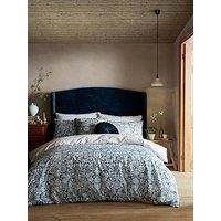 William Morris At Home Sunflower Ink 100% Cotton Percale Duvet Cover Set