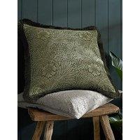 William Morris At Home Marigold Olive Filled Cushion
