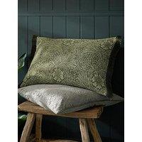William Morris At Home Marigold Olive Filled Cushion
