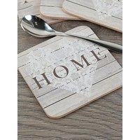 Creative Tops Everyday Home Pack Of 4 Coasters, 10.5Cm, Sleeved