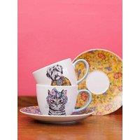 Mikasa X Tipperleyhill Fine China Tea Cup And Saucer, 240Ml
