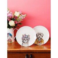 Mikasa X Tipperleyhill Fine China Side Plates, Set Of Two, 21Cm
