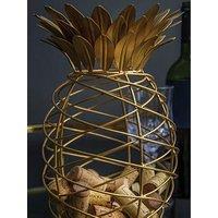 Barcraft Gold Finish Pineapple Cork Collector