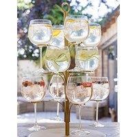 Artesa Stainless Cocktail And Nibbles Serving Tree, 34 X 34 X 54Cm