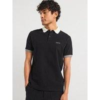 Barbour International Howall Polo Shirt- Black