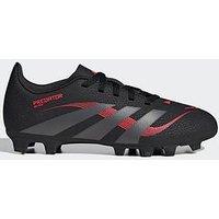 Adidas Junior Predator Club Firm Ground Football Boot - Black