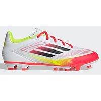 Adidas Mens F50 Club Firm Ground Football Boot - White