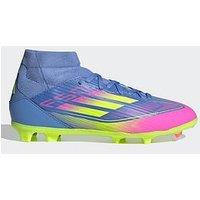 Adidas Junior F50 League Mid Firm Ground Football Boot - Blue