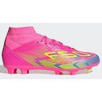 Adidas Womens F50 League Mid Firm Ground Football Boot - Yellow