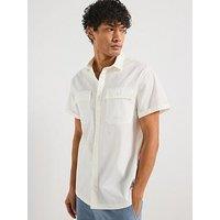 Barbour International Joshua Jacquard Texture Shirt - White