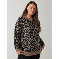 Evans Animal Jaquard Jumper