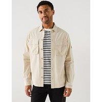 Barbour International Kenneth Garment Dye Overshirt- Cream