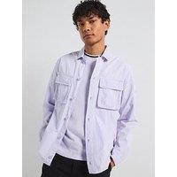 Barbour International Kenneth Garment Dye Overshirt- Light Purple
