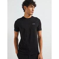 Barbour International Philip Tipped Cuff T-Shirt- Black