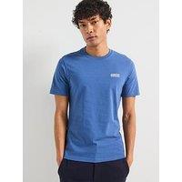 Barbour International Small Logo Short Sleeve T-Shirt- Blue