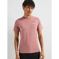 Barbour International Small Logo Short Sleeve T-Shirt- Pink