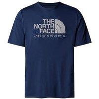The North Face Men'S 24/7 Logo Graphic Short Sleeve Tee - Navy