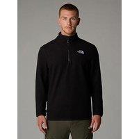 The North Face Men'S 100 Glacier 1/4 Zip Fleece - Black