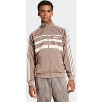 Adidas Originals Men'S Track Top - Trace Brown/Wonder White