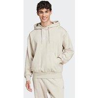 Adidas Sportswear Mens Essentials Feelcozy Fleece Hoodie - Alumina/White