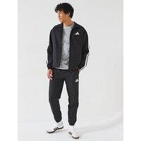 Adidas Sportswear Men'S Sportswear Basic 3 Stripes Woven Tracksuit - Black