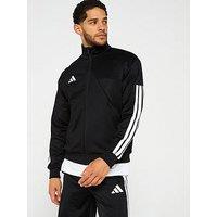 Adidas Sportswear Mens House Of Tiro Black And White Jacket - Black
