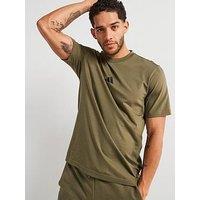 Adidas Sportswear Men'S Essentials Small Logo Single Jersey Tee - Green