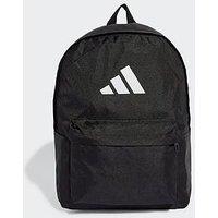 Adidas Sportswear Unisex Classic Back-To-School 3-Stripe Backpack - Black