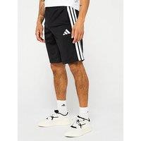 Adidas Sportswear Men'S 3-Stripe Tricot Regular Fit Shorts - Black