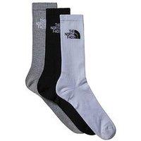 The North Face Multi Sport Cush Crew Sock 3 Pack - Multi