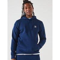 Adidas Originals Mens Trefoil Essentials Overhead Hoodie - Navy - Blue