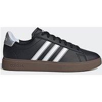 Adidas Sportswear Womens Grand Court 20 Trainers - Black/Silver/White