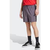 Adidas Sportswear Mens Essentials 3-Stripe Chelsea Shorts - Dark Grey