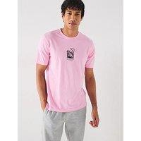 Adidas Sportswear Men'S Lounge Drink Graphic Tee - Pink