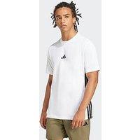 Adidas Sportswear Men'S Essential 3-Stripe Single Jersey T-Shirt - White