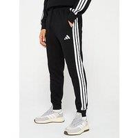 Adidas Sportswear Men'S Essential 3-Stripe Fleece Pant - Black