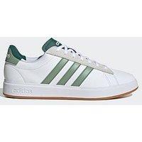 Adidas Sportswear Mens Grand Court 20 Trainers - White - Ftwr White/Silver Green/Green