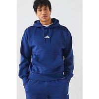 Adidas Sportswear Men'S Essentials Feelcozy Fleece Hoodie - Blue