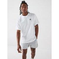 Adidas Originals Mens Trefoil Essentials Oversized T-Shirt - White