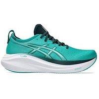 Asics Mens Running Gel-Nimbus 27 Trainers - Teal Green