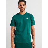 Adidas Sportswear Mens Lounge Mini Embroidery Graphic T-Shirt - Green