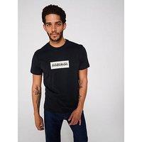 Napapijri Men'S S-Box Logo T-Shirt - Black