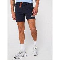 Napapijri Mens V-Box Logo Shorts - Navy