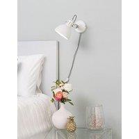 Bhs Daria Plug In Wall Light - White