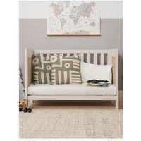 Tutti Bambini Alba Mini Cot Bed - White Sand / Distressed Oak