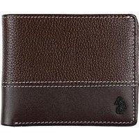 Luke 1977 Volcombe Leather Wallet -Dark Brown