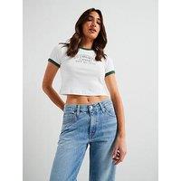 Levi'S Graphic Mini Ringer Tee - White