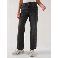 Levi'S 94 Baggy Wide Leg Jeans - Wandering Spirit Clean Black