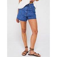 Levi'S High-Waisted Mom Shorts - Amazing - Blue